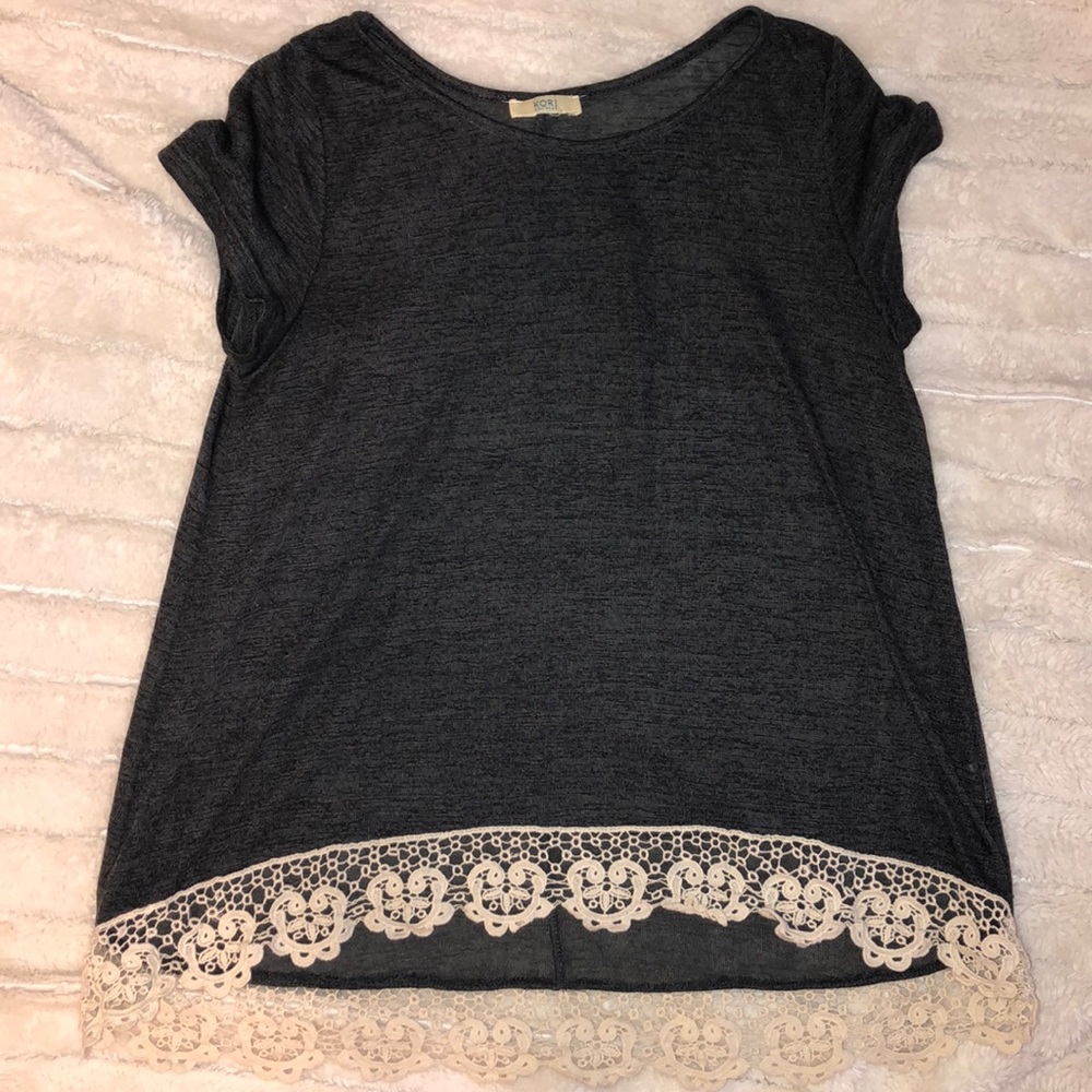 Gray boutique shirt